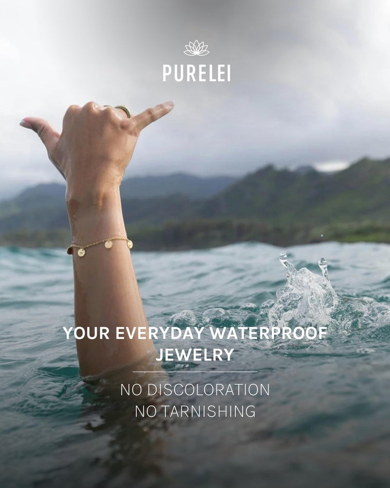 PureleiÂ® Kalea Bracelet (silver) â€“ Elegant, playful women's bracelet with coins â€“ Stainless steel jewelry â€“ Adjustable length 6/7/7,5 inch â€“ Fashion jewelry for your individual look - Image 5